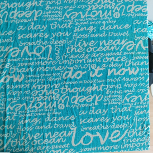 LULULEMON Blue Scarf - Picture 3 of 6